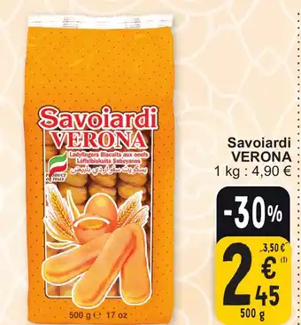 Cora VERONA Savoiardi 500g aanbieding