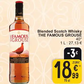 Cora THE FAMOUS GROUSE Blended Scotch Whisky 40 70cl aanbieding