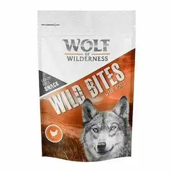 Zooplus 4x180g Wild Bites Mix: Kip, Eend, Lam, Rund Wolf of Wilderness Hondensnacks aanbieding
