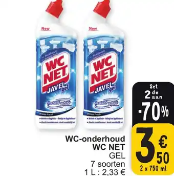 WC NET GEL WC-onderhoud 2 x 750ml