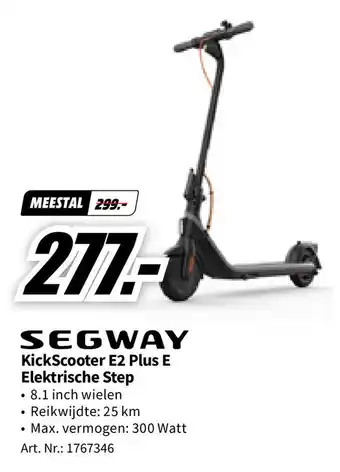 SEGWAY KickScooter E2 Plus E Elektrische Step
