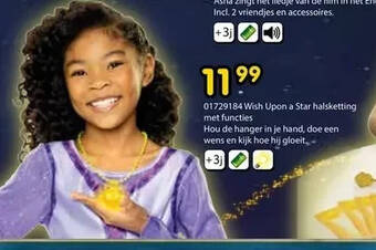 ToyChamp Wish upon a star halsketting met functies aanbieding