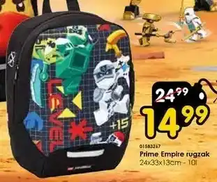 Lego ninjago prime empire rugzak 33cm