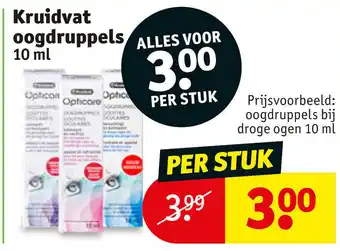 Kruidvat Kruidvat oogdruppels 10ml aanbieding