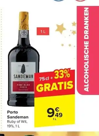 Carrefour Porto sandeman aanbieding