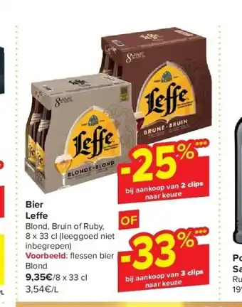 Carrefour Bier le e aanbieding