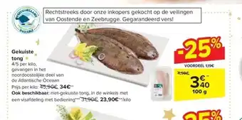 Carrefour Gekuiste tong aanbieding