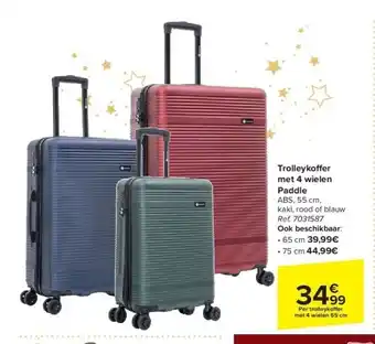 Carrefour Trolleyko er met 4 wielen paddle aanbieding