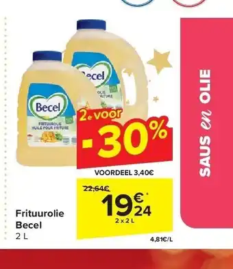 Carrefour Frituurolie becel aanbieding