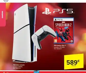 Carrefour Ps5 slim console aanbieding