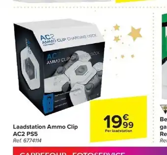 Carrefour Laadstation ammo clip ac2 ps5 aanbieding
