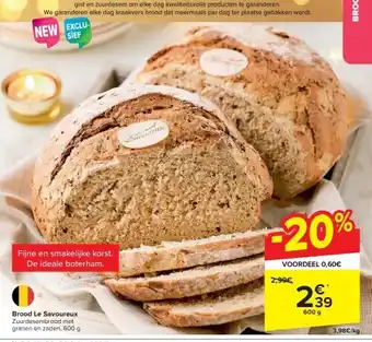 Carrefour Brood le savoureux aanbieding