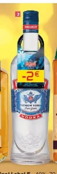 Carrefour Wodka original poliakov aanbieding