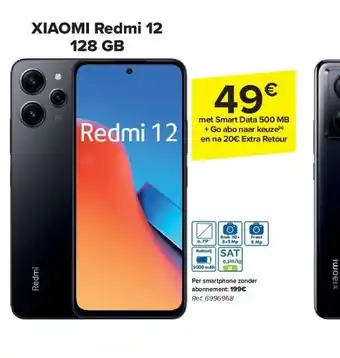 Carrefour Xiaomi redmi 12 128 gb aanbieding