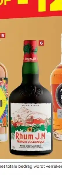 Carrefour Rum vieux agricole xo j.m aanbieding