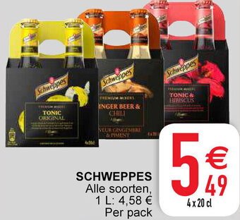 Cora SCHWEPPES aanbieding