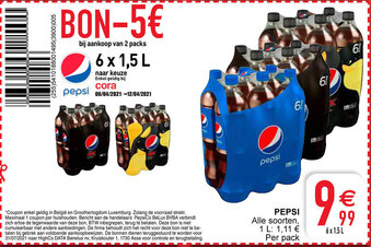 Cora PEPSI aanbieding
