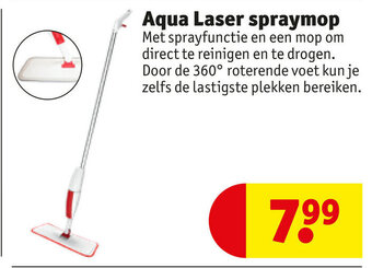Kruidvat Aqua Laser spraymop aanbieding