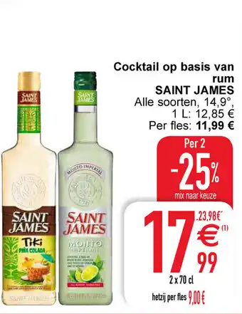 Cora Cocktail op basis van rum aanbieding