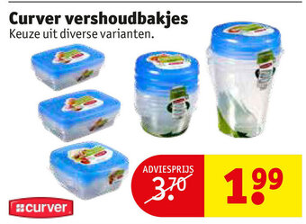 Kruidvat Curver vershoudbakjes aanbieding