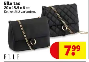 Kruidvat Elle tas 20x15.5x6cm aanbieding