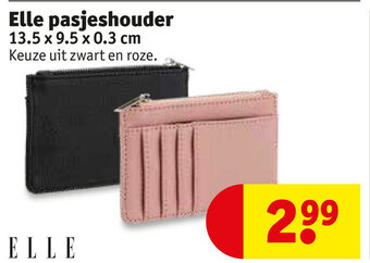Kruidvat Elle pasjeshouder aanbieding