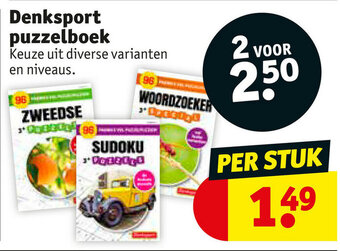 Denksport puzzelboek