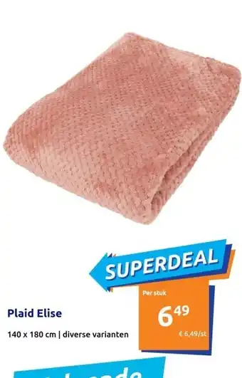 Action Plaid elise aanbieding