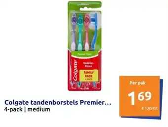 Action Colgate tandenborstels premier aanbieding