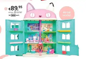 Dreamland Speelset gabby’s poppenhuis purrfect dollhouse aanbieding