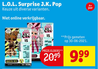 Kruidvat L.O.L. Surprise J.K. Pop aanbieding