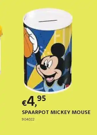 Spaarpot mickey mouse
