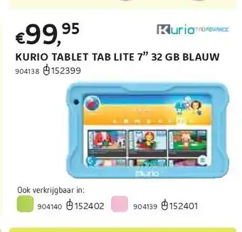 Dreamland Kurio tablet tab lite 7” 32 gb blauw aanbieding