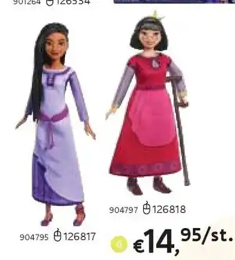 Dreamland Mannequinpop disney wish asha de rosas aanbieding