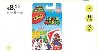 Dreamland Uno super mario eng aanbieding