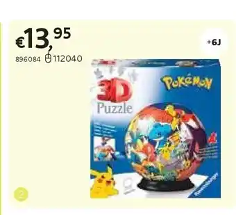 Dreamland Ravensburger 3d-puzzel pokémon aanbieding