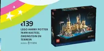 Dreamland Lego harry potter 76419 kasteel zweinstein en terrein aanbieding
