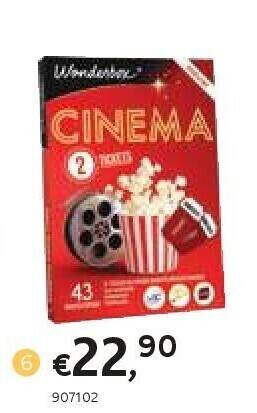 Dreamland Wonderbox cinema voor 2 aanbieding
