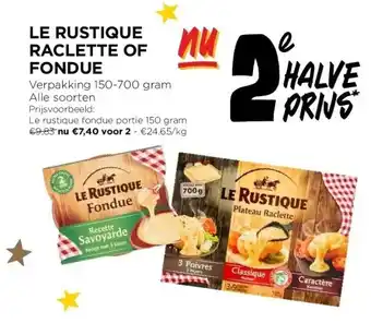Le rustique raclette of fondue