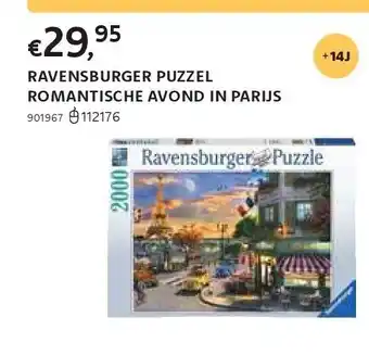 Dreamland Ravensburger puzzel romantische avond in parijs aanbieding