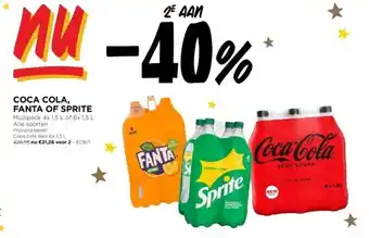 Jumbo Coca cola, fanta of sprite aanbieding