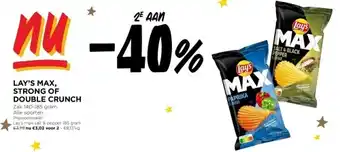 Jumbo Lay’s max, strong of double crunch aanbieding
