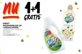 Jumbo Dreft wasmiddelen of -verzachters aanbieding