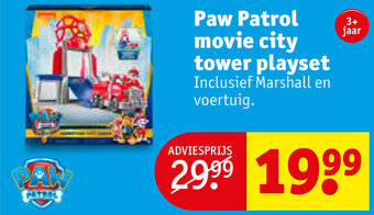 Kruidvat Paw Patrol movie city tower playset aanbieding
