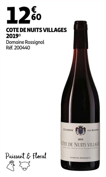 Auchan Cote de nuits villages 2019 aanbieding