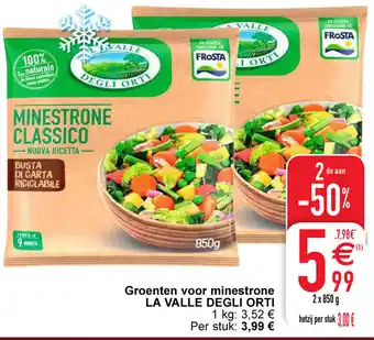 Cora groenten voor minestrone aanbieding