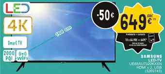 Cora SAMSUNG LED-TV aanbieding