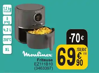 Cora Moulinex Friteuse aanbieding