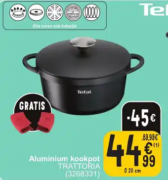 Cora Aluminium kookpot TRATTORIA 20 cm aanbieding