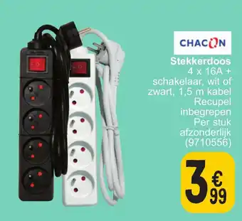 Cora CHACON Stekkerdoos aanbieding
